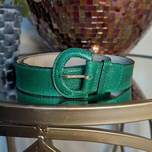 BOTTEGA VENETA Green Leather Belt 💚💚